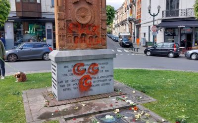 Le Vlaams Belang condamne le vandalisme contre le monument qui commémore le génocide arménien