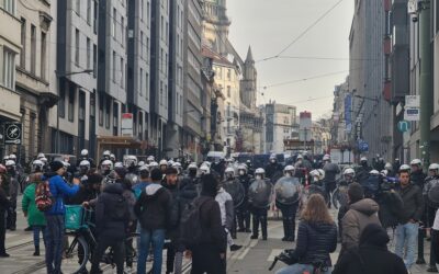 Violence contre les policiers à Bruxelles : + 40 %